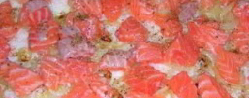 Шаг 2: пирога с семгой из слоеного теста