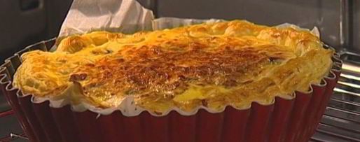 Шаг 11: пирога с сыром и грибами