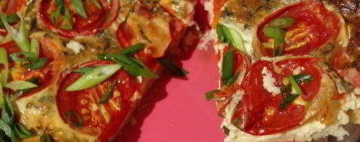 Шаг 8: пирога с томатами уходящее лето