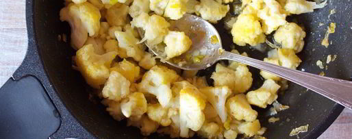 Шаг 2: пирога с цветной капустой