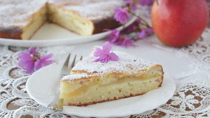 Рецепт Пирога с творогом и яблоками