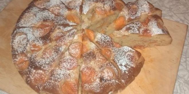 Рецепт пирога с яблоками и курагой