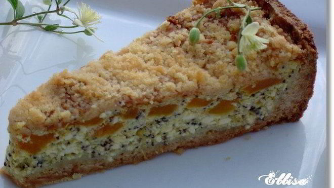 Рецепт Пирога Творожно-абрикосовая сочность