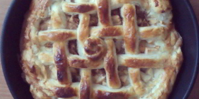 Рецепт пирога яблочного спас