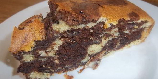 Рецепт пирога зебра