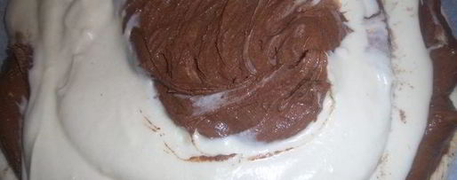 Шаг 4: пирога зебра