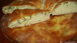 Рецепт Пирогов с тремя видами сыра, чесноком и зеленью