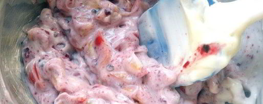 Шаг 1: шоколадного блинного пирога с маскарпоне и черешней