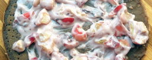 Шаг 4: шоколадного блинного пирога с маскарпоне и черешней