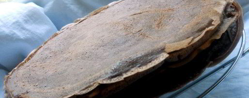 Шаг 8: шоколадного блинного пирога с маскарпоне и черешней