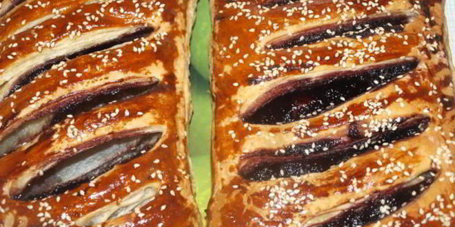 Рецепт слоеного пирога с джемом