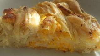 Рецепт Сырного пирога с фетой и тыквой