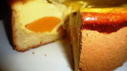 Рецепт Творожно-песочного пирог с персиками