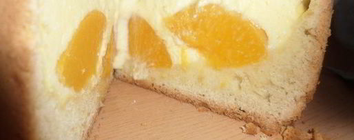 Шаг 10: творожно-песочного пирог с персиками