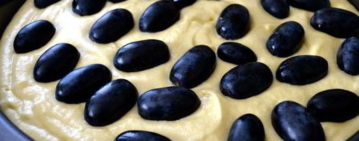 Шаг 6: виноградного пирога к чаю, покрытый ванильной глазурью