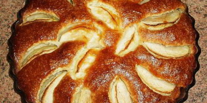 Рецепт яблочного пирога на йогурте