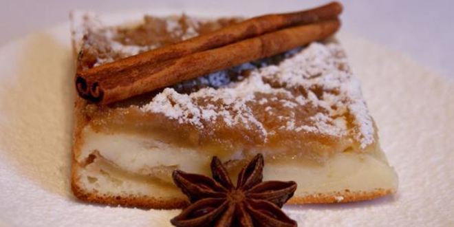 Рецепт яблочного пирога с карамельной крошкой