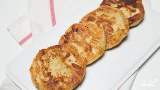 Рецепт Бездрожжевых жареных пирожков с картошкой