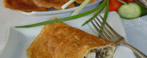 Шаг 11: блинчатых пирожков с начинкой из курятины и грибов