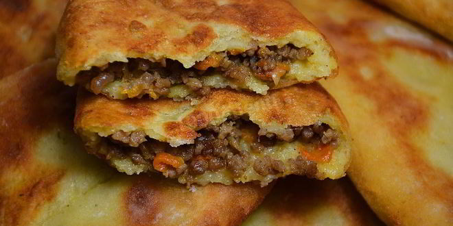 Рецепт картофельных пирожков с фаршем