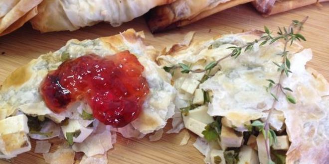 Рецепт хрустящих пирожков с сыром тофу