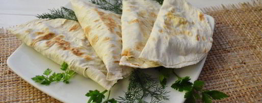 Шаг 5: кутабов из лаваша