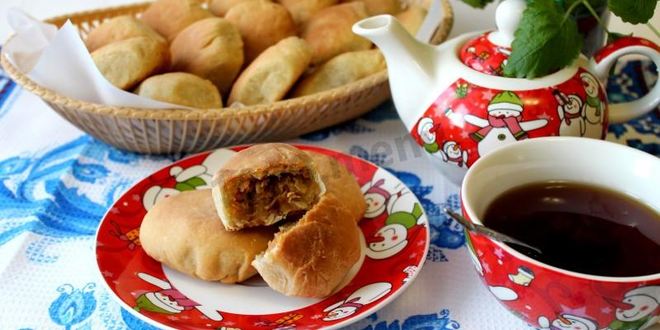 Рецепт пирожков из теста на молоке без дрожжей