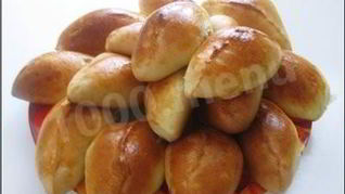 Рецепт Пирожков из теста на молоке с капустой