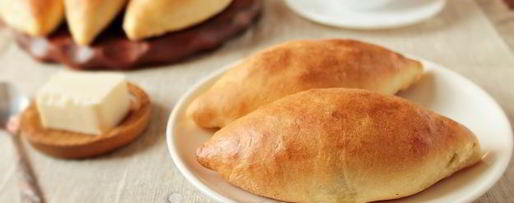 Шаг 12: пирожков на кефире без дрожжей в духовке