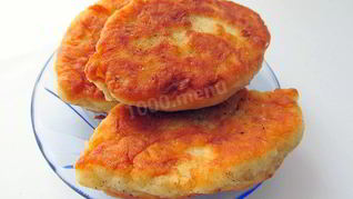 Рецепт Пирожков на молоке на сковороде