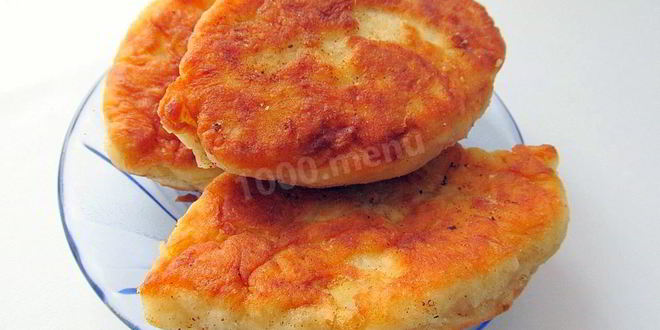 Рецепт пирожков на молоке на сковороде