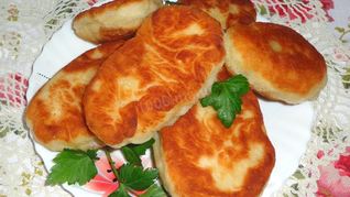 Рецепт Пирожков на сковороде на воде