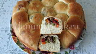 Рецепт Пирожков с фаршем и овощами