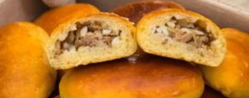 Шаг 9: пирожков с фаршем и рисом