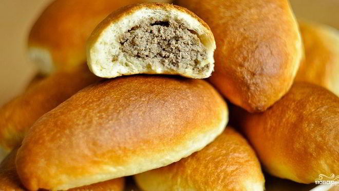 Рецепт Пирожков с печенью в духовке