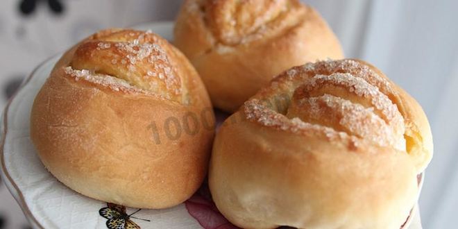 Рецепт пирожков с сахаром и маслом