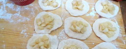 Шаг 12: пирожков с яблоками без дрожжей