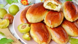 Рецепт Пирожков со сливами духовые