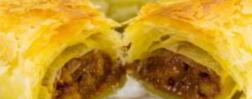 Шаг 7: слоеных пирожков с орехами и вареной сгущенкой