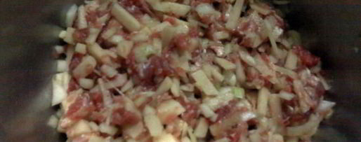 Шаг 3: треугольников с картошкой и мясом эчпочмак