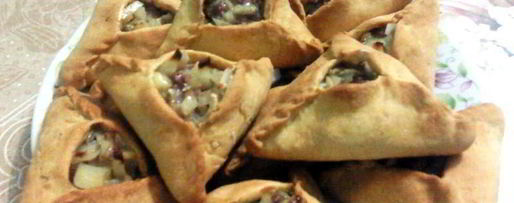 Шаг 6: треугольников с картошкой и мясом эчпочмак