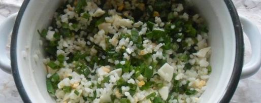 Шаг 3: жареных дрожжевых пирожков с рисом яйцом и луком