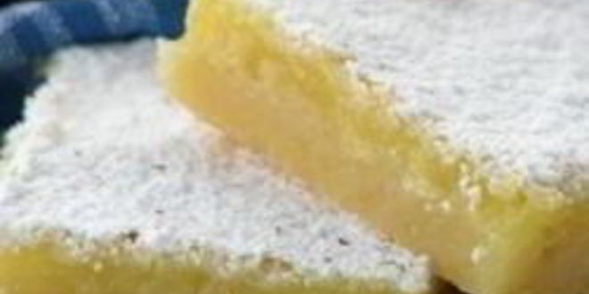 Рецепт американских лимонных пирожных