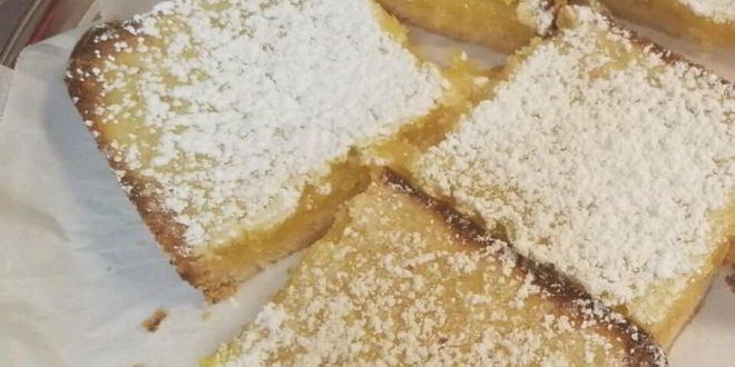 Рецепт американских лимонных пирожных