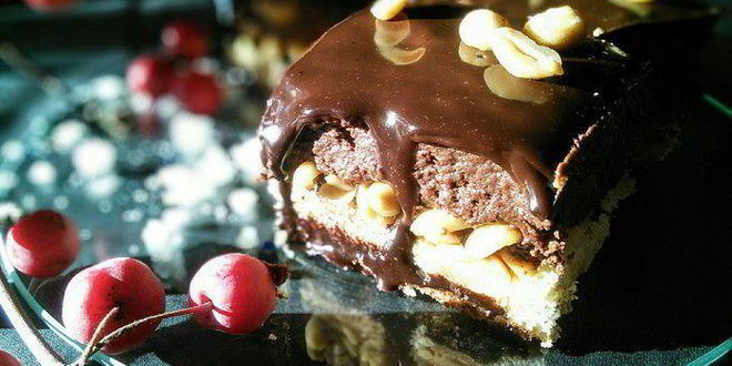 Рецепт арахисова-шоколадных пирожные