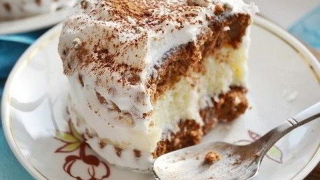 Рецепт Бисквитного пирожного Баунти