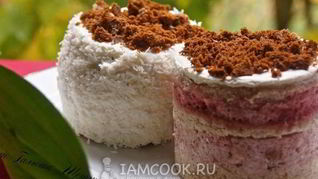 Рецепт Бисквитных пирожных с клубничным кремом