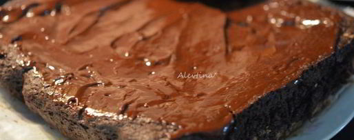 Шаг 4: брауни пшеничного в шоколадной глазури