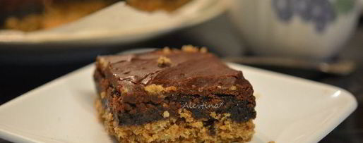 Шаг 5: брауни пшеничного в шоколадной глазури