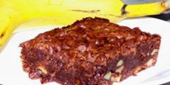 Рецепт брауни с бананом
